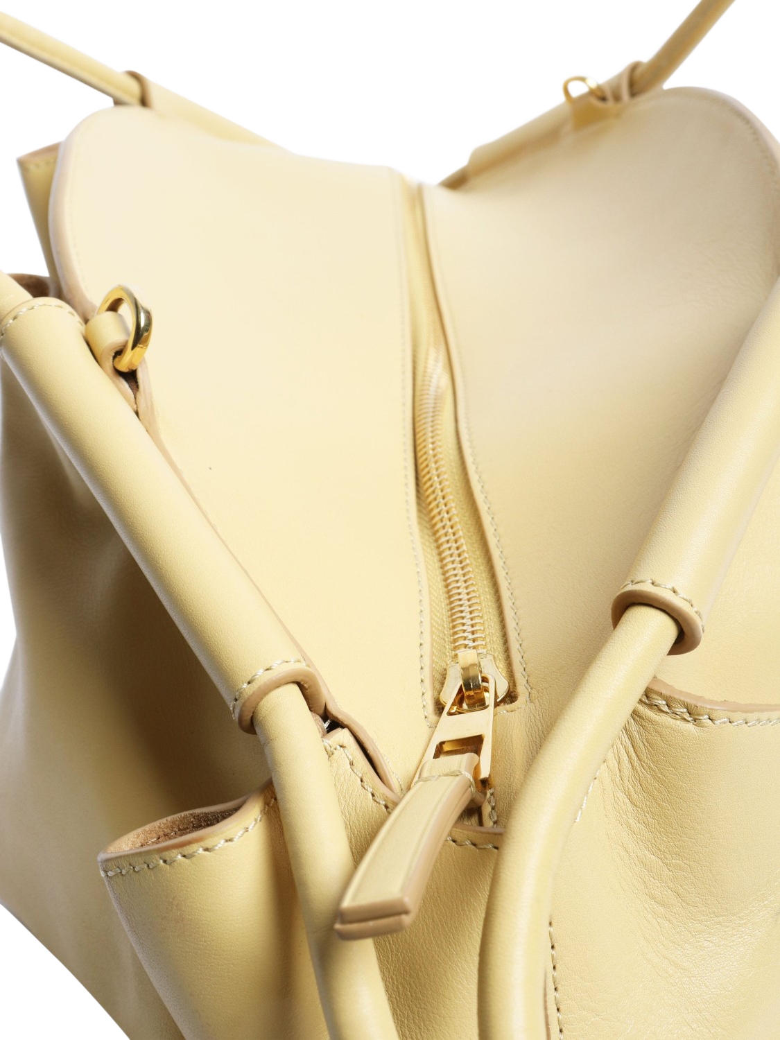 Product image 6 of 8, which shows Pre-loved LOEWE Paseo Leather 2-Way Bag, Yellow