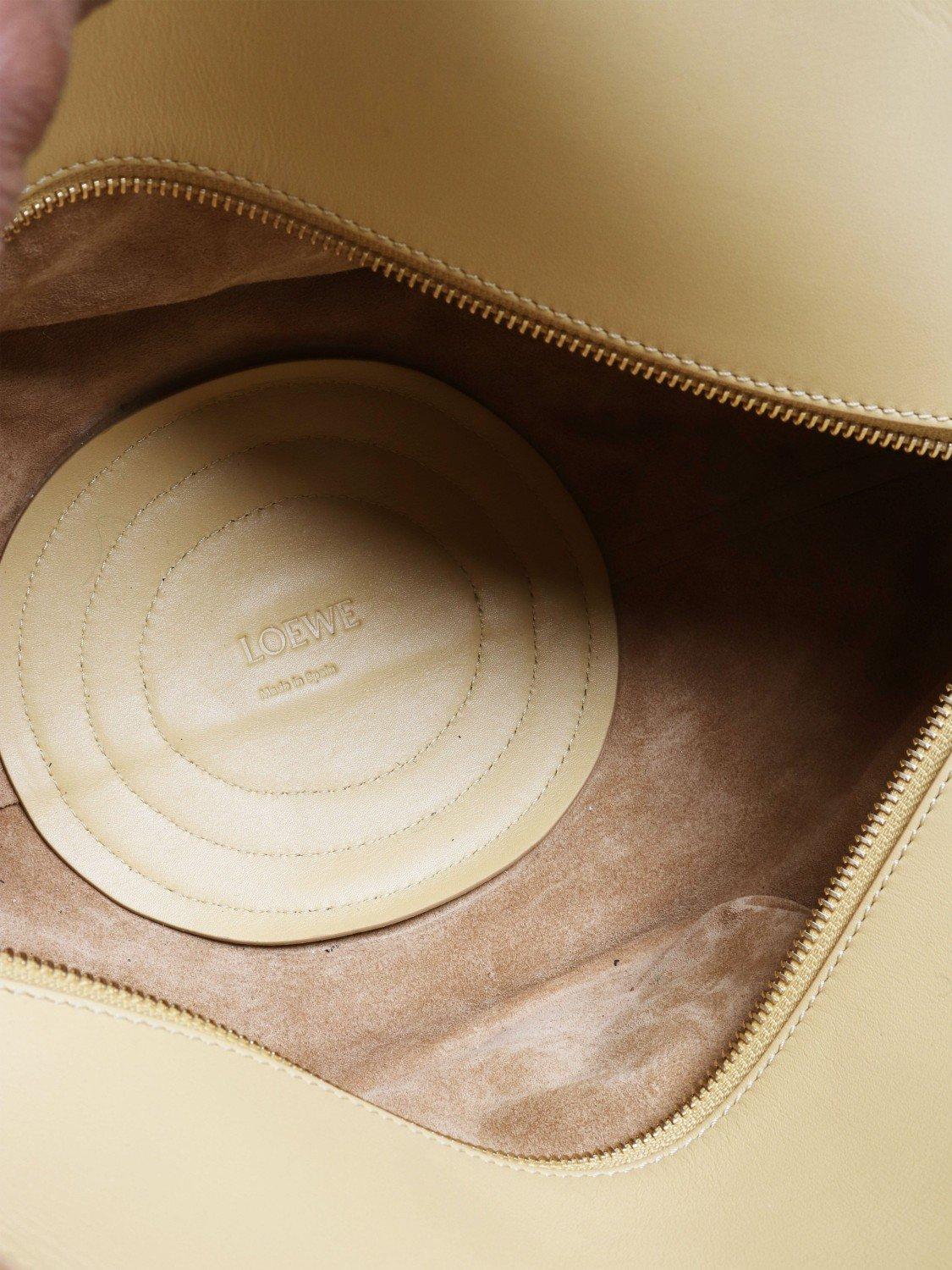 Product image 7 of 8, which shows Pre-loved LOEWE Paseo Leather 2-Way Bag, Yellow