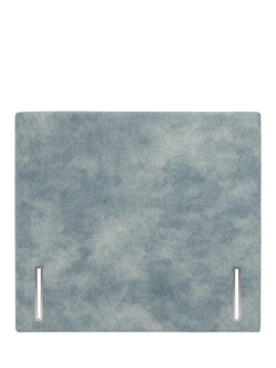 John Lewis Hartland Full Depth Upholstered Headboard, Double, Velvet Grey