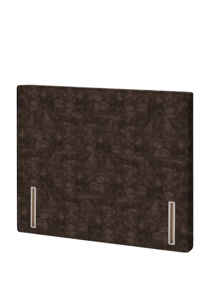 John Lewis Hartland Full Depth Upholstered Headboard, Double, Velvet Espresso