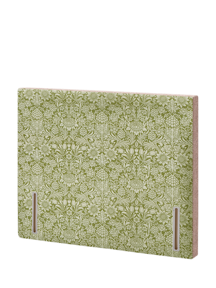 John Lewis Hartland Full Depth Upholstered Headboard, Double, William Morris Sunflower