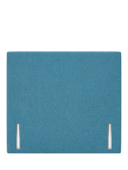 John Lewis Hartland Full Depth Upholstered Headboard, King Size, Cotton Effect Denim
