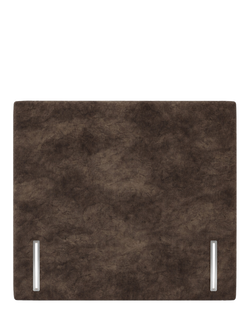 John Lewis Hartland Full Depth Upholstered Headboard, King Size, Velvet Espresso