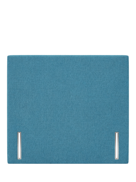 John Lewis Hartland Full Depth Upholstered Headboard, Super King Size, Cotton Effect Denim