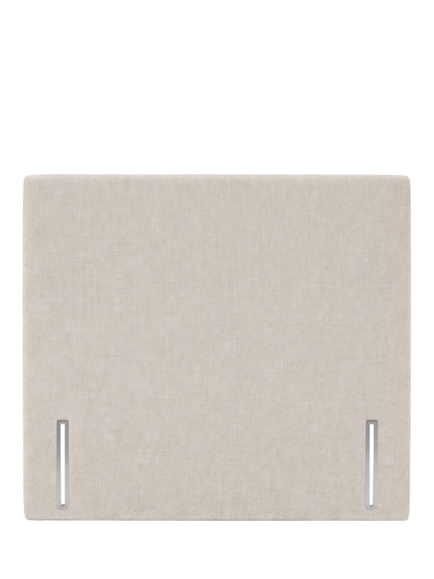 John Lewis Hartland Full Depth Upholstered Headboard, Super King Size, Cotton Effect Beige