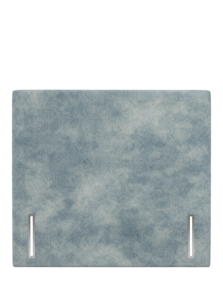 John Lewis Hartland Full Depth Upholstered Headboard, Super King Size, Velvet Grey