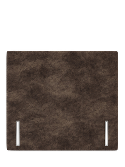 John Lewis Hartland Full Depth Upholstered Headboard, Super King Size, Velvet Espresso