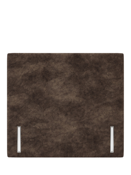 John Lewis Hartland Full Depth Upholstered Headboard, Super King Size, Velvet Espresso