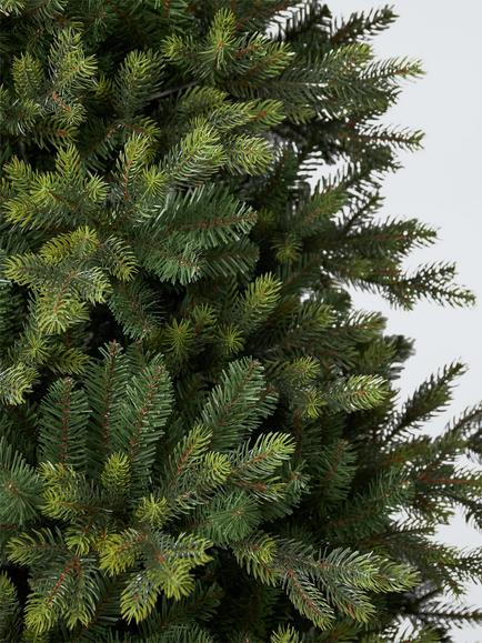 John Lewis Brunswick Spruce Unlit Christmas Tree - view 2, Green