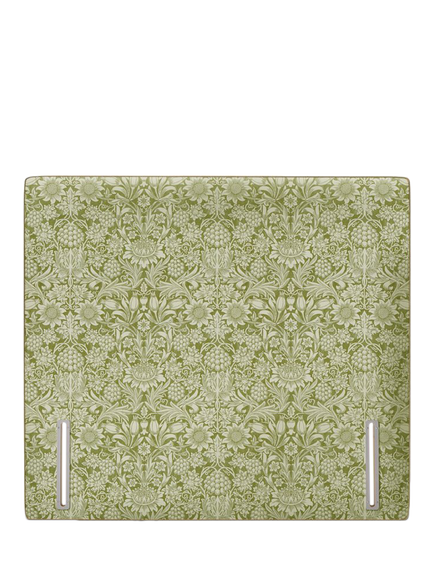 John Lewis Hartland Full Depth Upholstered Headboard, Super King Size, William Morris Sunflower