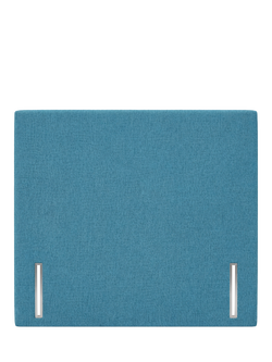 John Lewis Hartland Full Depth Upholstered Headboard, Emperor, Cotton Effect Denim