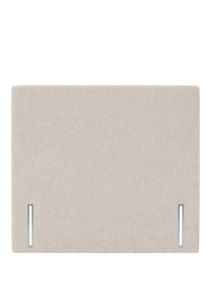John Lewis Hartland Full Depth Upholstered Headboard, Emperor, Cotton Effect Beige