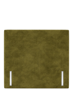 John Lewis Hartland Full Depth Upholstered Headboard, Emperor, Velvet Moss