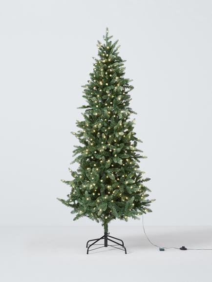 John Lewis Durham Pre-lit Christmas Tree, Blue