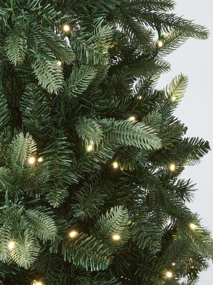 John Lewis Durham Pre-lit Christmas Tree - view 2, Blue