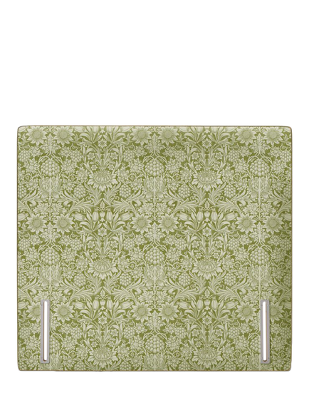 John Lewis Hartland Full Depth Upholstered Headboard, Emperor, William Morris Sunflower