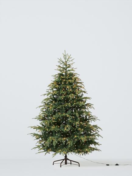 John Lewis St. Petersburg Pre-lit Christmas Tree, 7ft, Green, Green