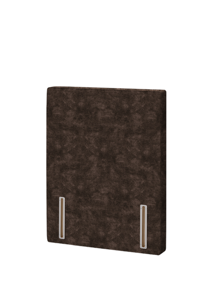 John Lewis Hartland Full Depth Upholstered Headboard, Single, Velvet Espresso
