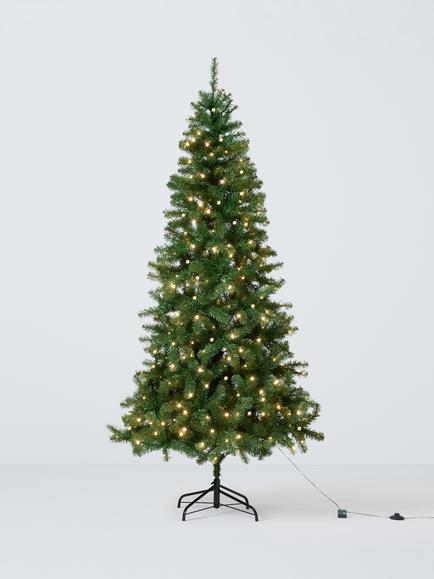 John Lewis Westbury Pre-lit Christmas Tree, 7ft, Green
