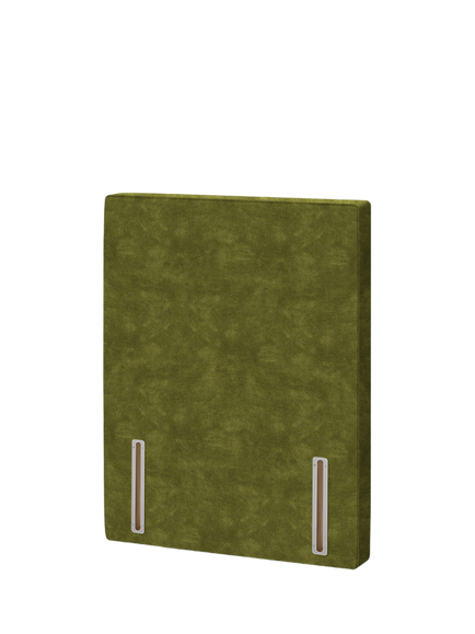 John Lewis Hartland Full Depth Upholstered Headboard, Single, Velvet Moss
