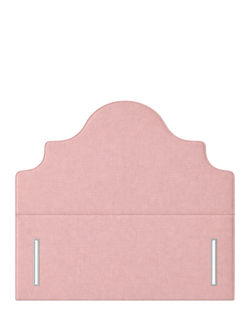 John Lewis Weybridge Full Depth Upholstered Headboard, King Size, Cotton Effect Pink