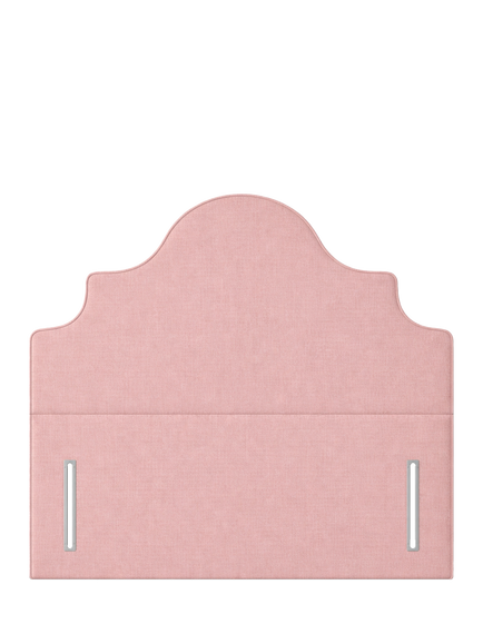 John Lewis Weybridge Full Depth Upholstered Headboard, King Size, Cotton Effect Pink