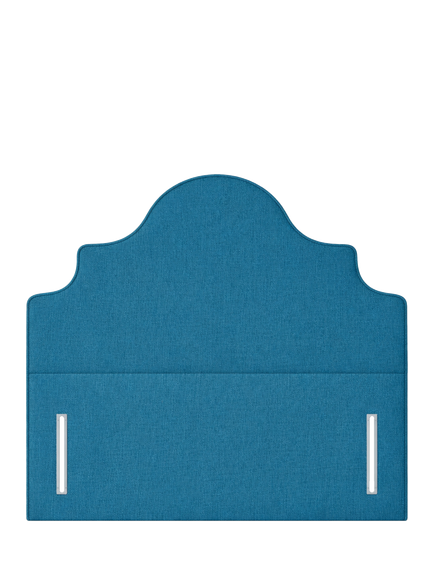 John Lewis Weybridge Full Depth Upholstered Headboard, King Size, Cotton Effect Denim