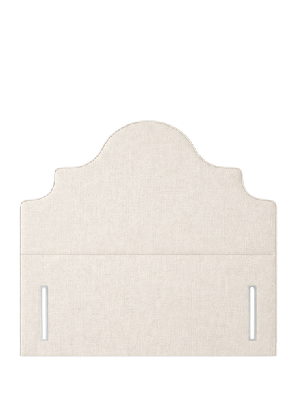 John Lewis Weybridge Full Depth Upholstered Headboard, King Size, Cotton Effect Beige