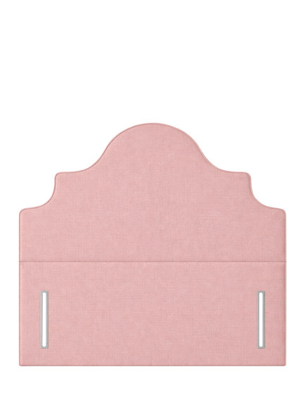 John Lewis Weybridge Full Depth Upholstered Headboard, Super King Size, Cotton Effect Pink
