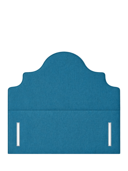 John Lewis Weybridge Full Depth Upholstered Headboard, Super King Size, Cotton Effect Denim