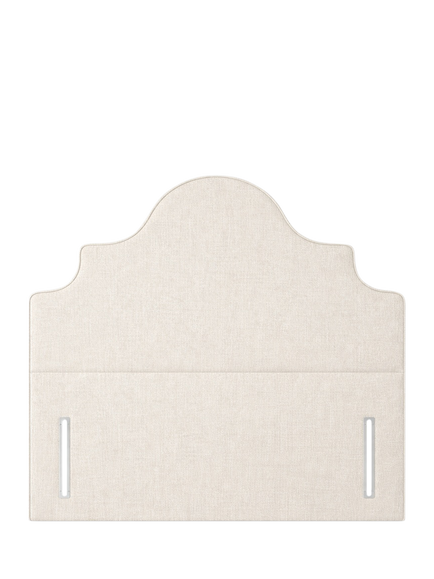 John Lewis Weybridge Full Depth Upholstered Headboard, Super King Size, Cotton Effect Beige