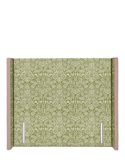 John Lewis Windermere Winged Full Depth Upholstered Headboard, Double, William Morris Sunflower