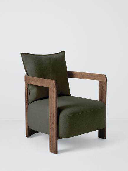 John Lewis Arden Accent Chair, Green