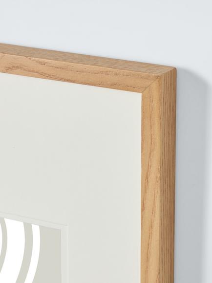 John Lewis Scandi Multi-aperture Photo Frame & Mount, 2 Photo, 4 x 6" (10 x 15cm), Natural Oak - view 2, Natural Oak