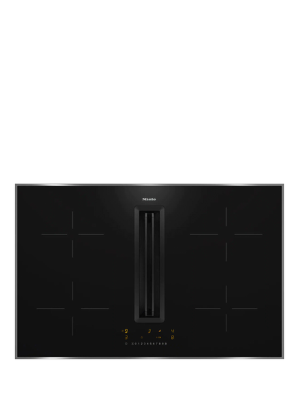 Miele KMDA 7272-1 80cm Induction Hob, Black, Black