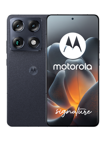 Motorola Signature Smartphone, Android, 16GB RAM, 6.78”, 5G, SIM Free, 512GB, Carbon, Carbon