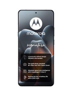 Motorola Signature Smartphone, Android, 16GB RAM, 6.78”, 5G, SIM Free, 1TB, Carbon - view 2, Carbon