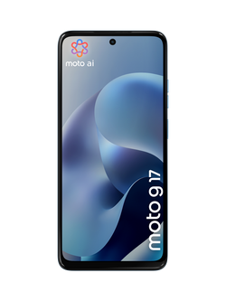 Motorola G17 Smartphone, Android, 4GB RAM, 6.72”, 5G, SIM Free, 128GB, Alaskan Blue - view 2, Alaskan Blue