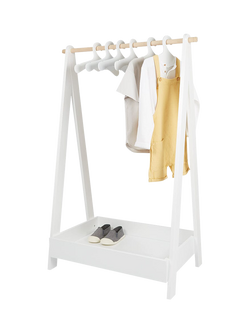 Great Little Trading Co Happy Days Dressing Rail, White, White