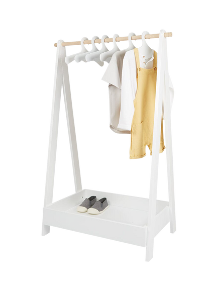 Great Little Trading Co Happy Days Dressing Rail, White, White