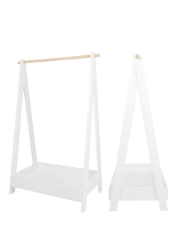 Great Little Trading Co Happy Days Dressing Rail, White - view 2, White