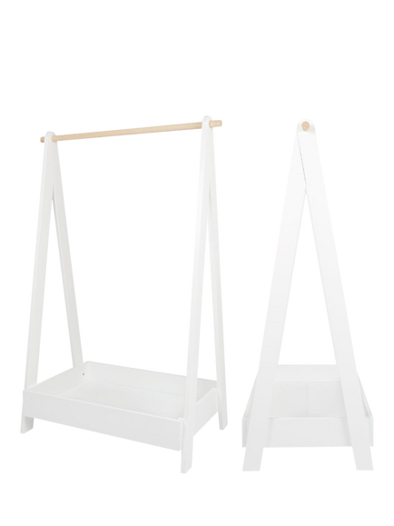 Great Little Trading Co Happy Days Dressing Rail, White - view 2, White