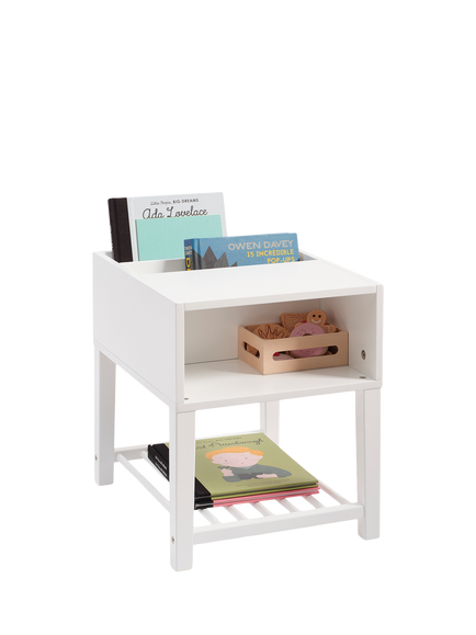 Great Little Trading Co Croft Bedside Table, White - view 2, White