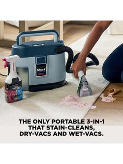 Shark EveryMess VX110UK 3-in-1 Floor Cleaner, Blue - view 2, Blue