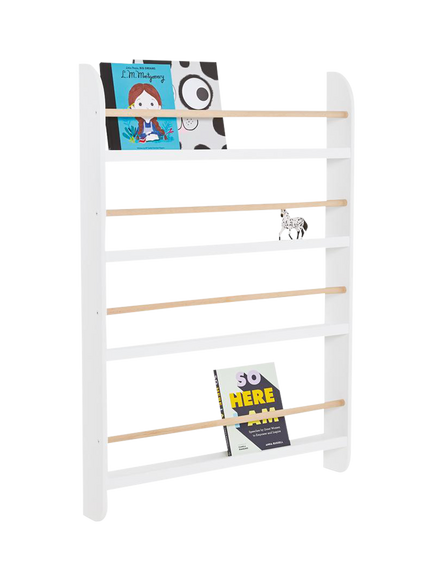 Great Little Trading Co Greenaway Bookcase, White/Natural, White Natural