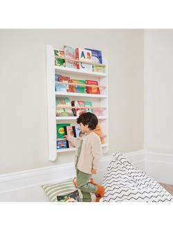 Great Little Trading Co Greenaway Bookcase, White/Natural - view 2, White Natural