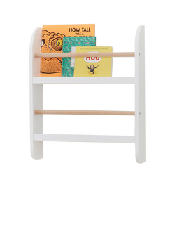 Great Little Trading Co Greenaway Compact Bookcase, White/Natural, White Natural