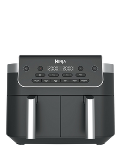 Ninja DualZone DZ801UK Air Fryer, 7.6L, Grey, Grey