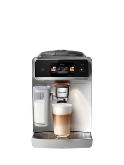 Philips Cafe Aromis Automatic Bean to Cup Coffee Machine, Silver, Silver