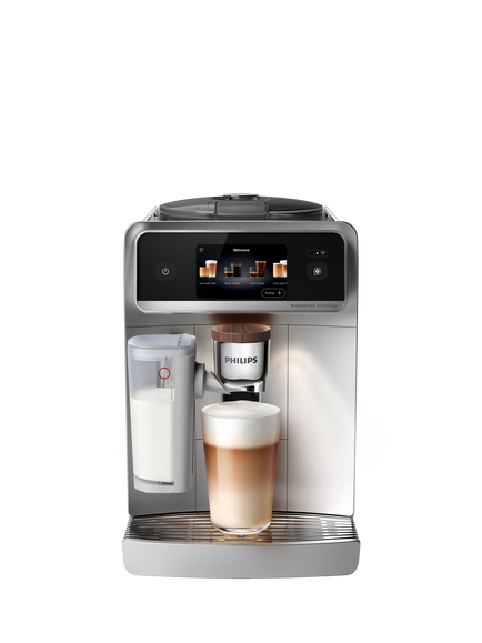 Philips Cafe Aromis Automatic Bean to Cup Coffee Machine, Silver, Silver